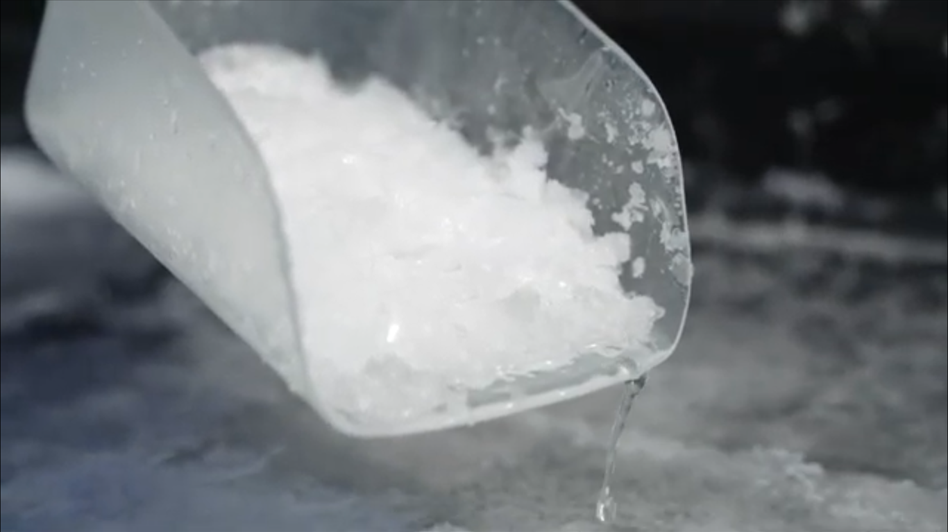 Magnesium Chloride being harvested