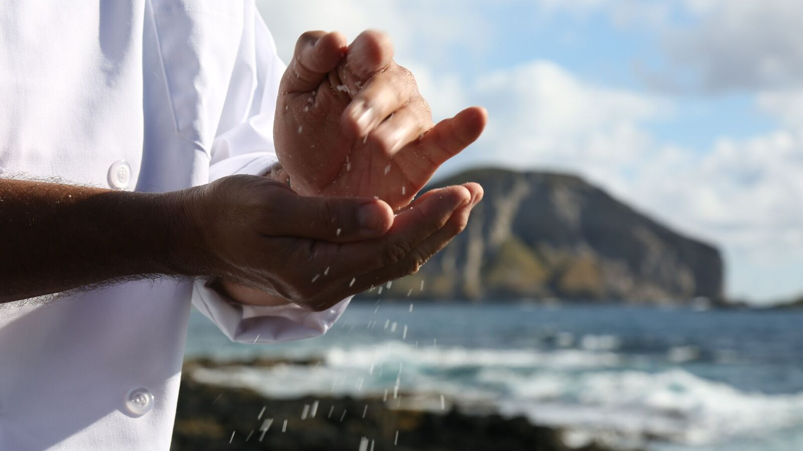 Chef with Finishing Salt