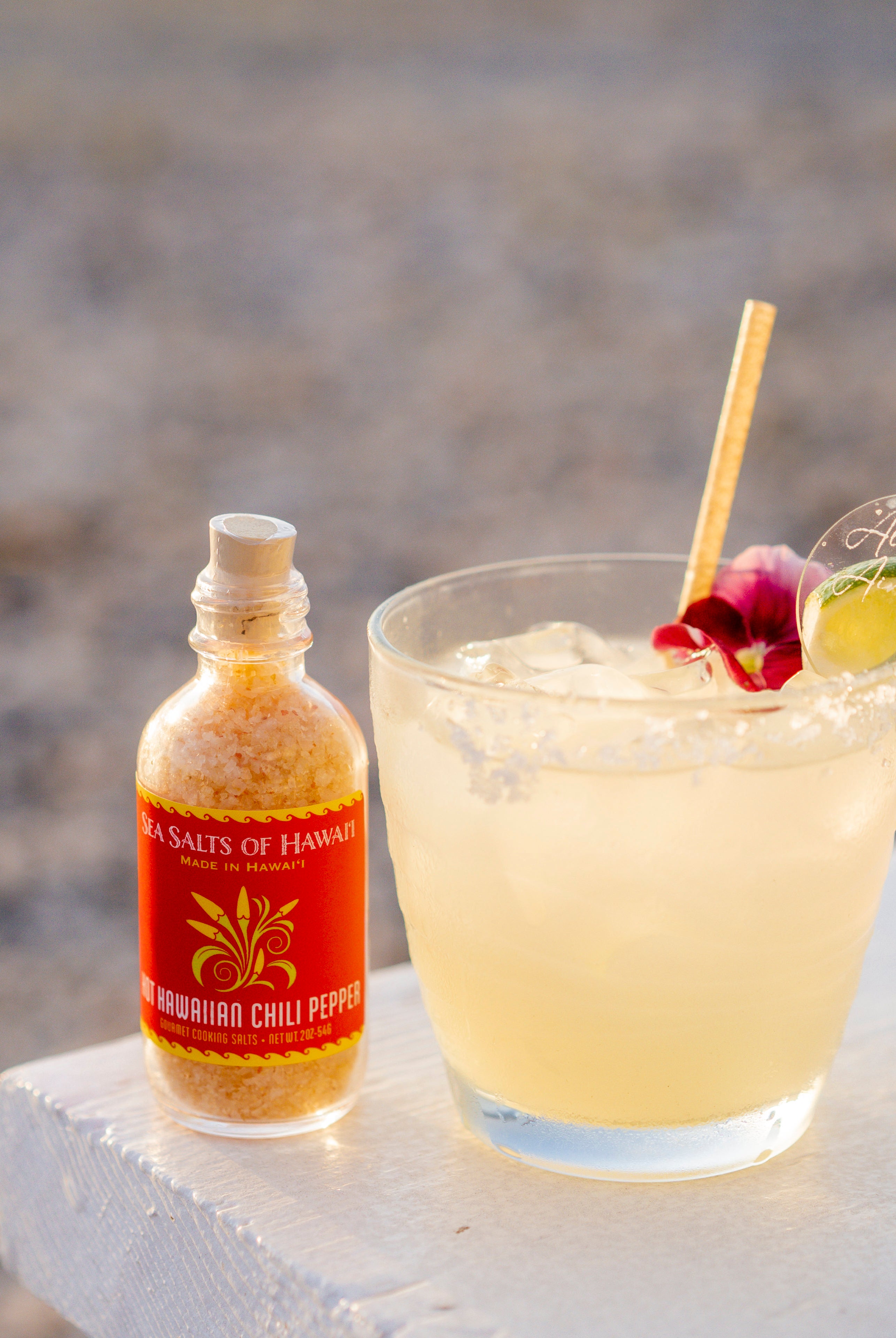 Hawaiian Chili Salt with Beverage