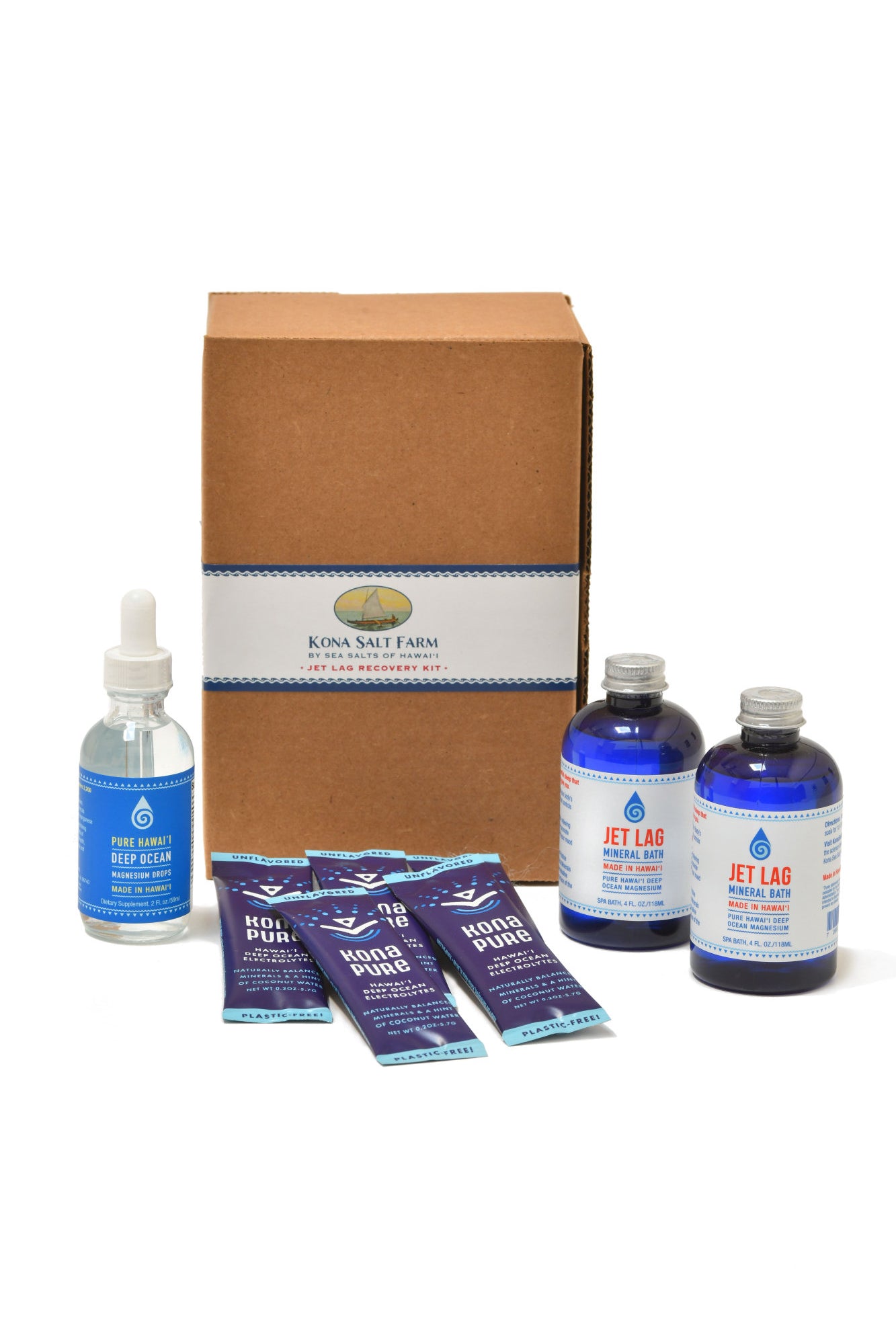 Jet Lag Recovery Kit with Magnesium and Electrolytes