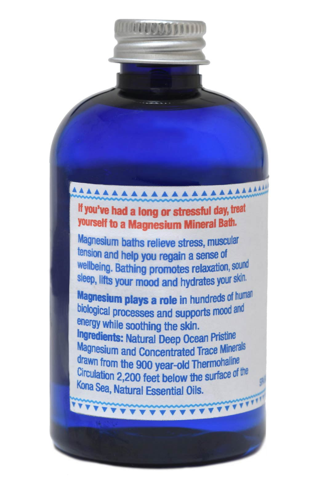 Calming Mineral Magnesium Soaking Bath Sourced from the Ocean
