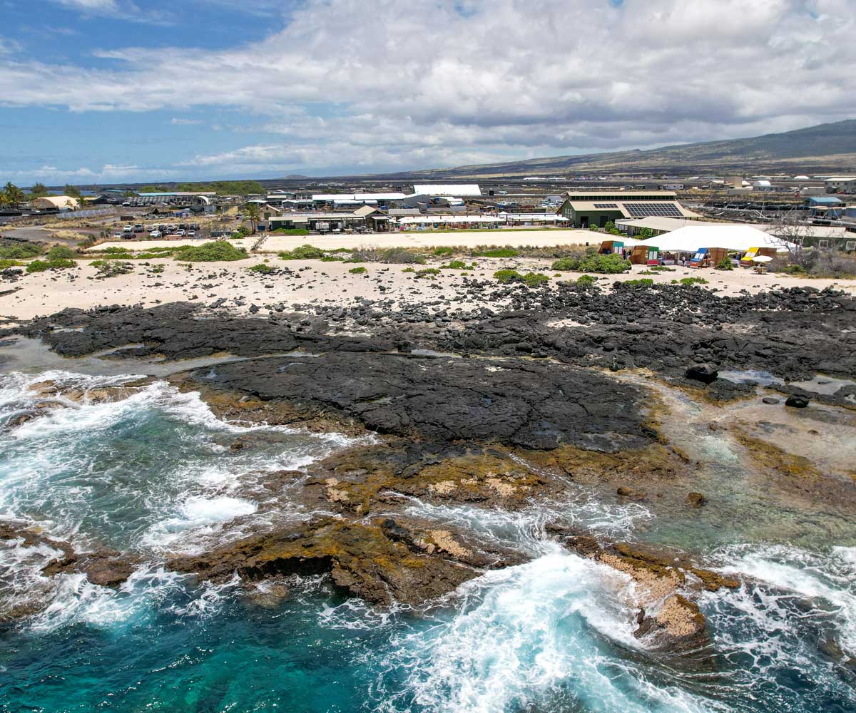 Aerial of Event Setup