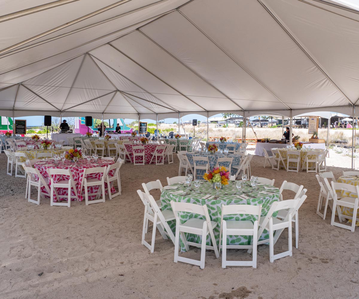 Corporate Event Table Setup