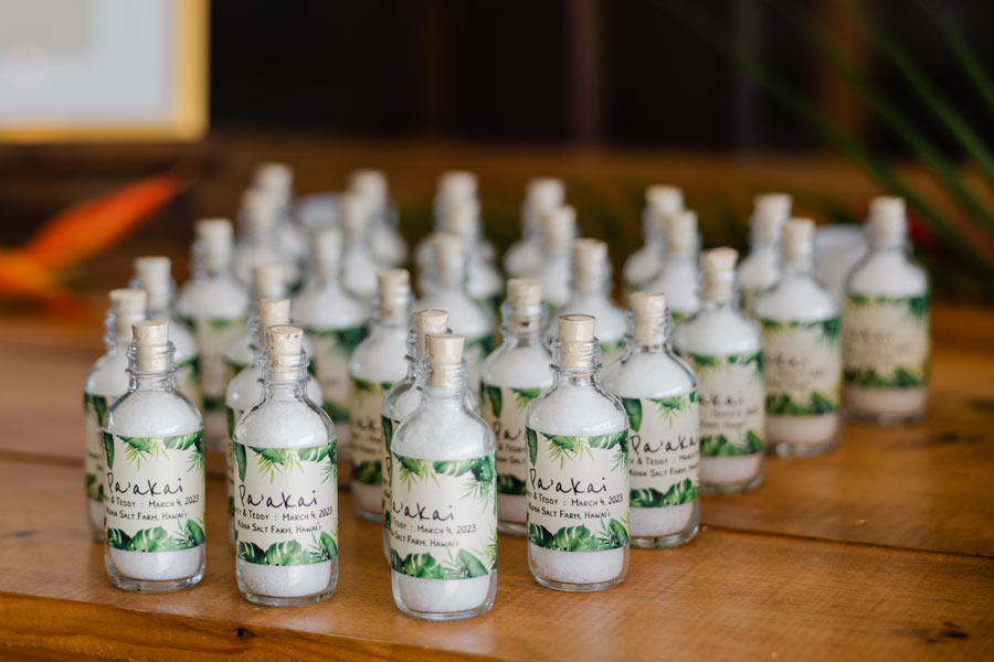 Kona Salt Farm Wedding Favors