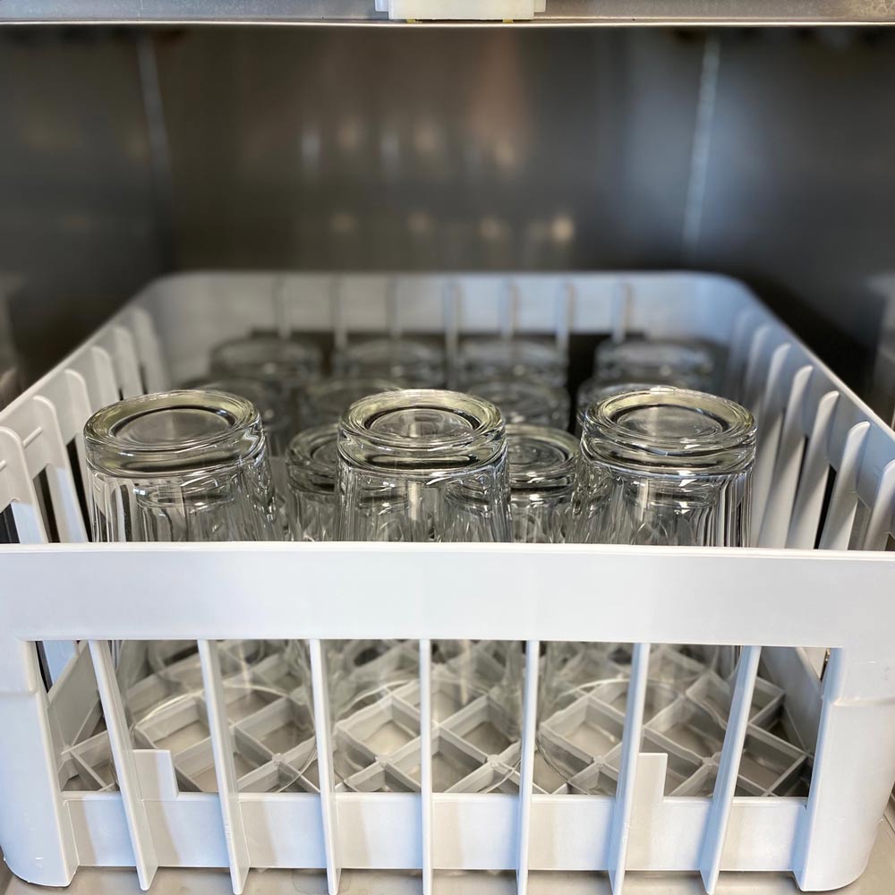 Glasses in Dishwasher