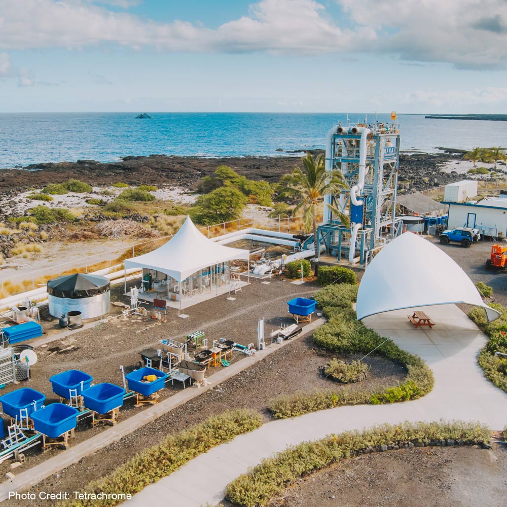 Aerial of Hawaiian Ocean Science & Technology Park