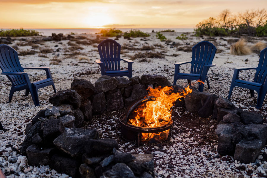 Kona Salt Farm Open Fire Pit