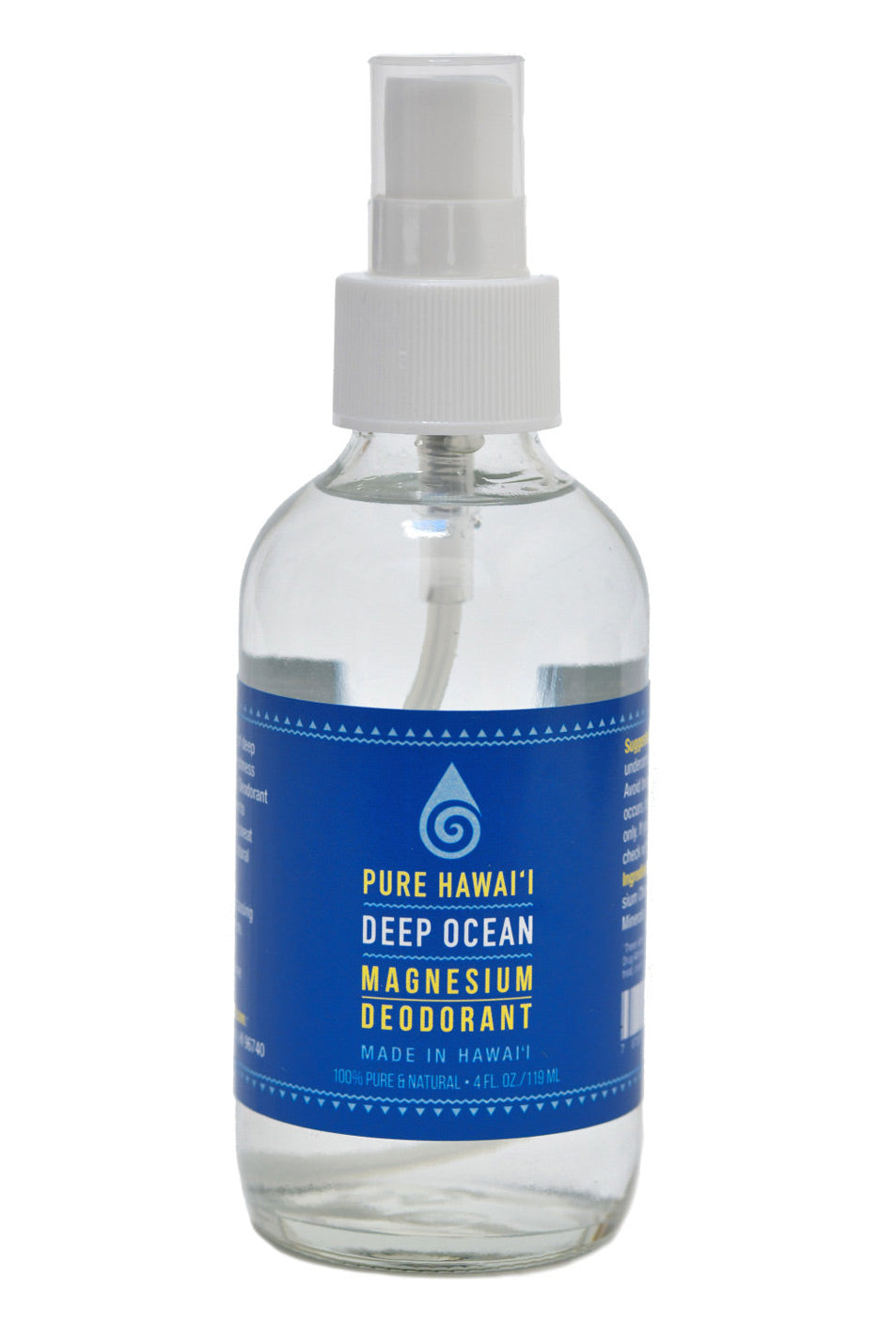 Deep Ocean Magnesium Deodorant Spray Front