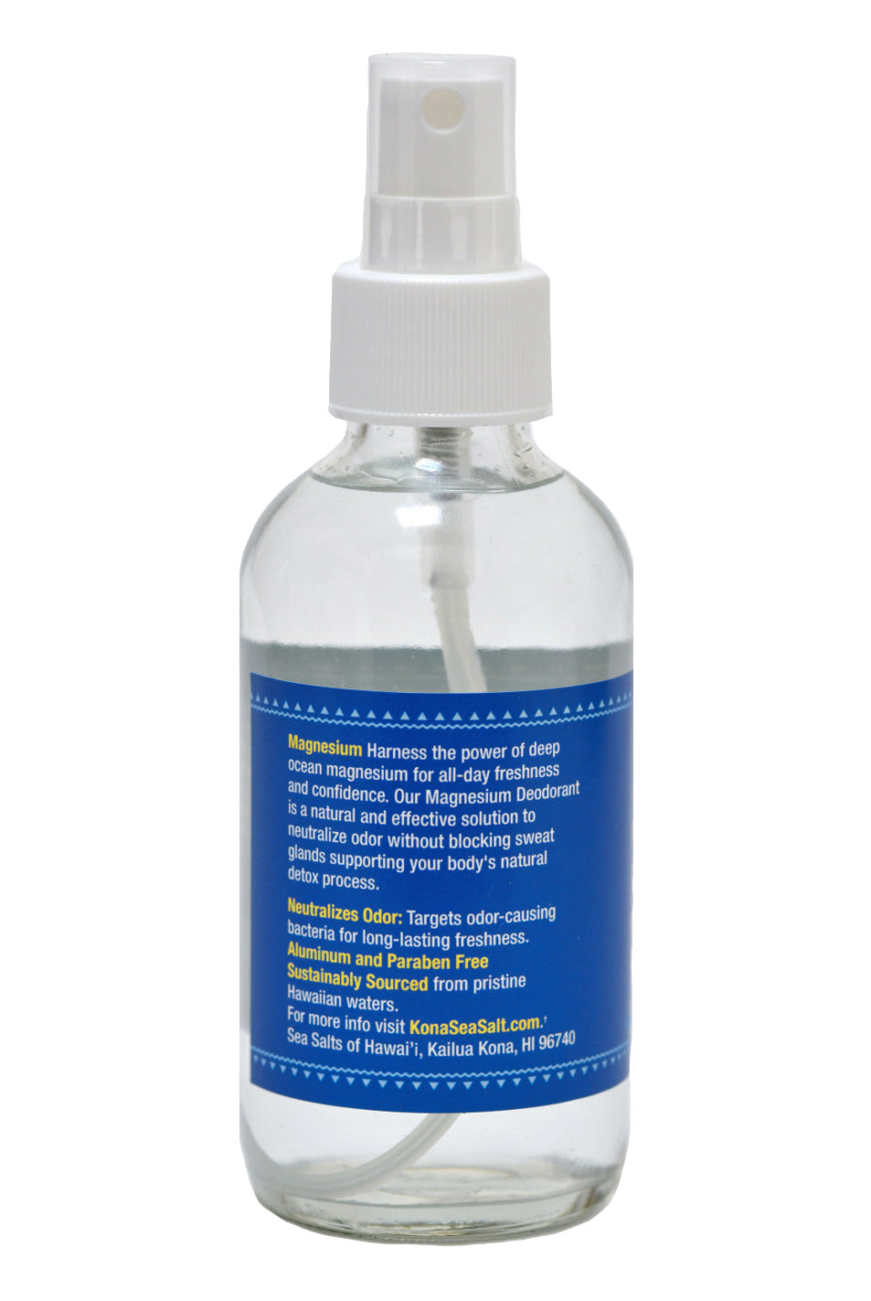 Deep Ocean Magnesium Deodorant Spray Side