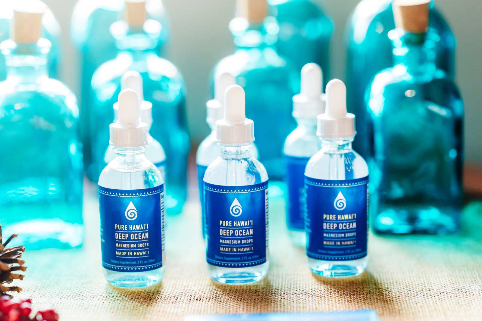 Deep Ocean Magnesium Bottle dropper bottles