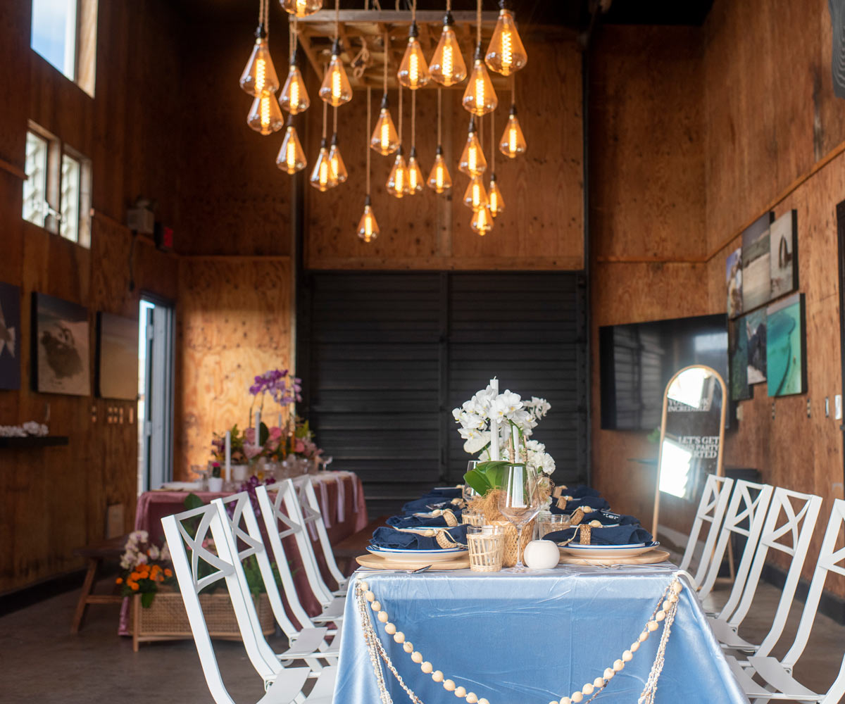 Moku Nui Room Table Setup