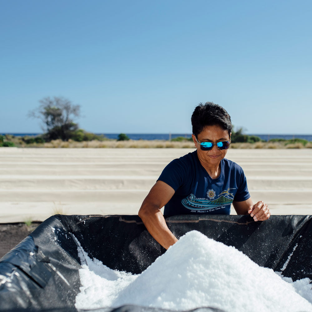 Salt Draining in Hopper