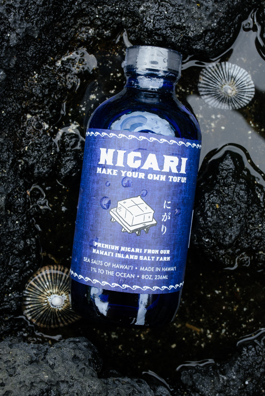 Pure Hawaiian Kona Sea Salt Nigari Tofu