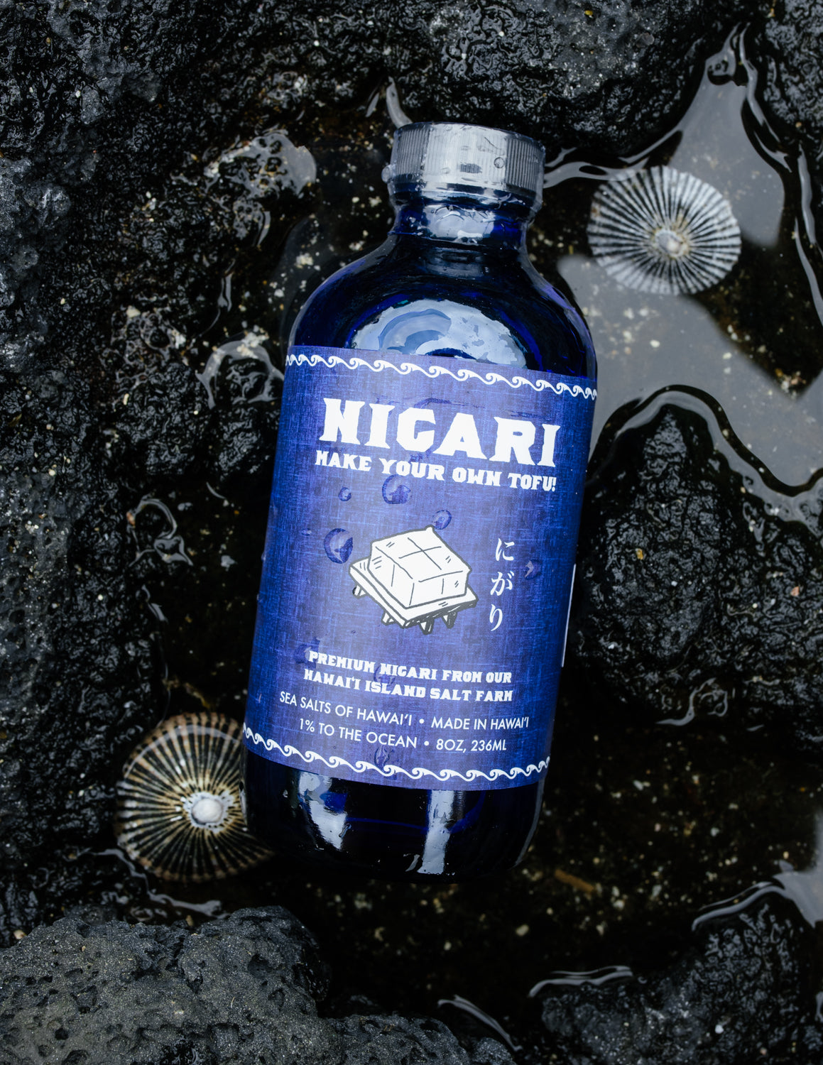 Pure Hawaiian Kona Sea Salt Nigari Tofu