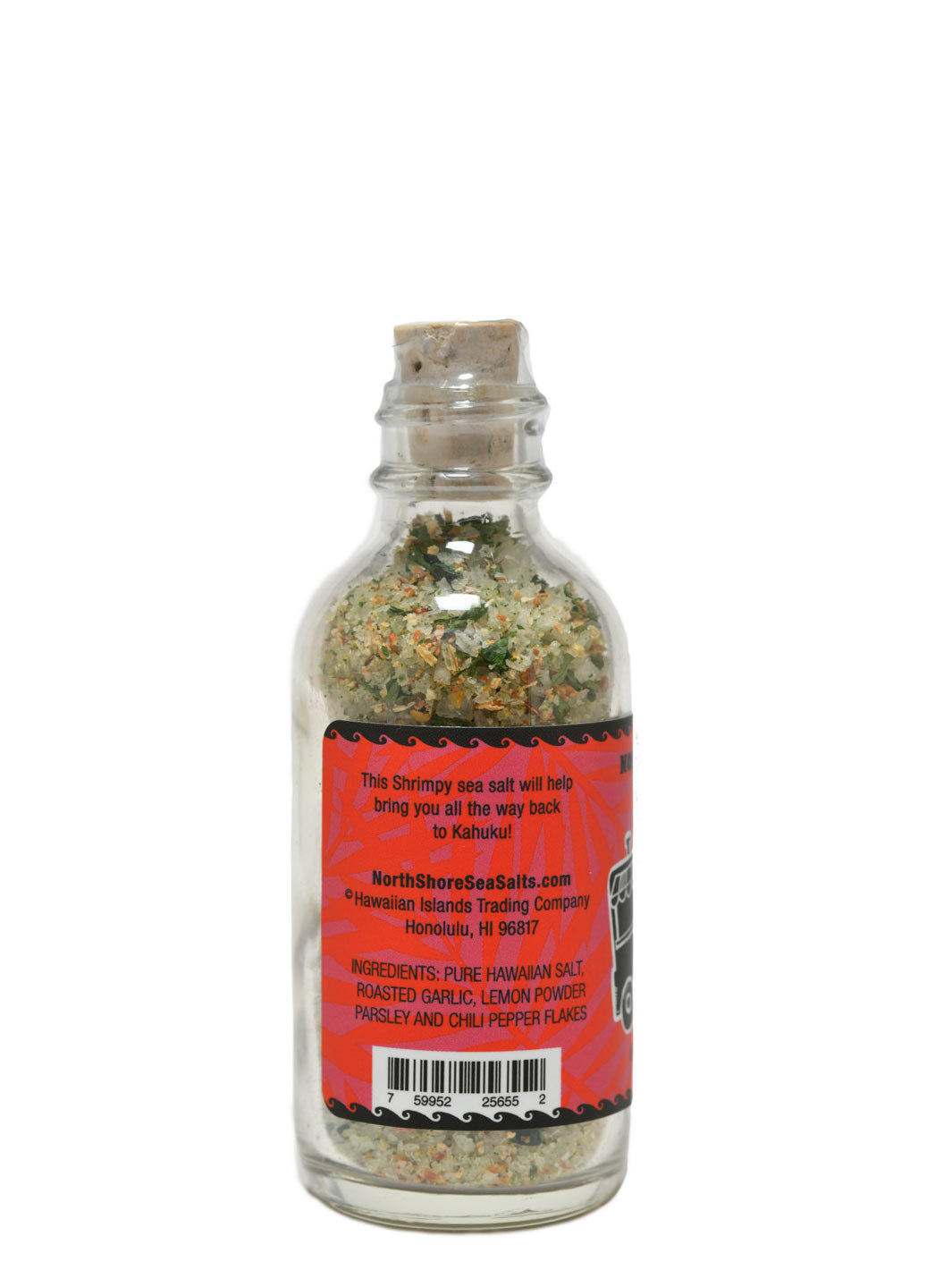 Kahuku Shrimp Hawaiian Salt Glass Bottle 2oz