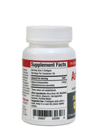 AstaFactor Silver Lifestyle Pure Astaxanthan Health Antioxidant Supplement Bottle Back