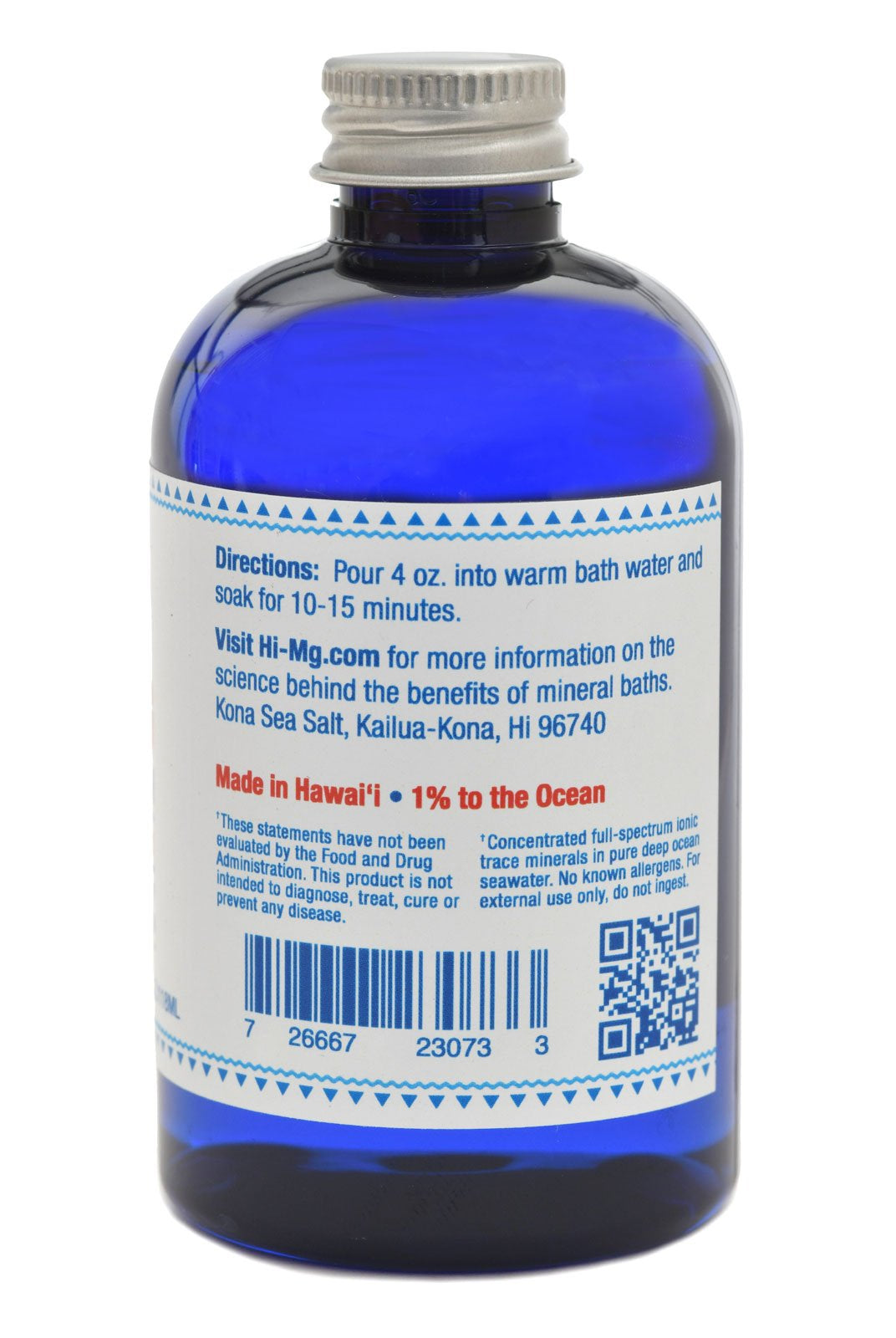 Magnesium Mineral Bath Directions