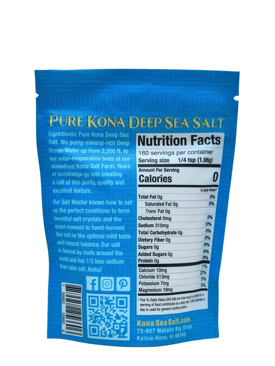 Pure Kona Sea Salt Grinder - Refillable (2.5 Oz.)