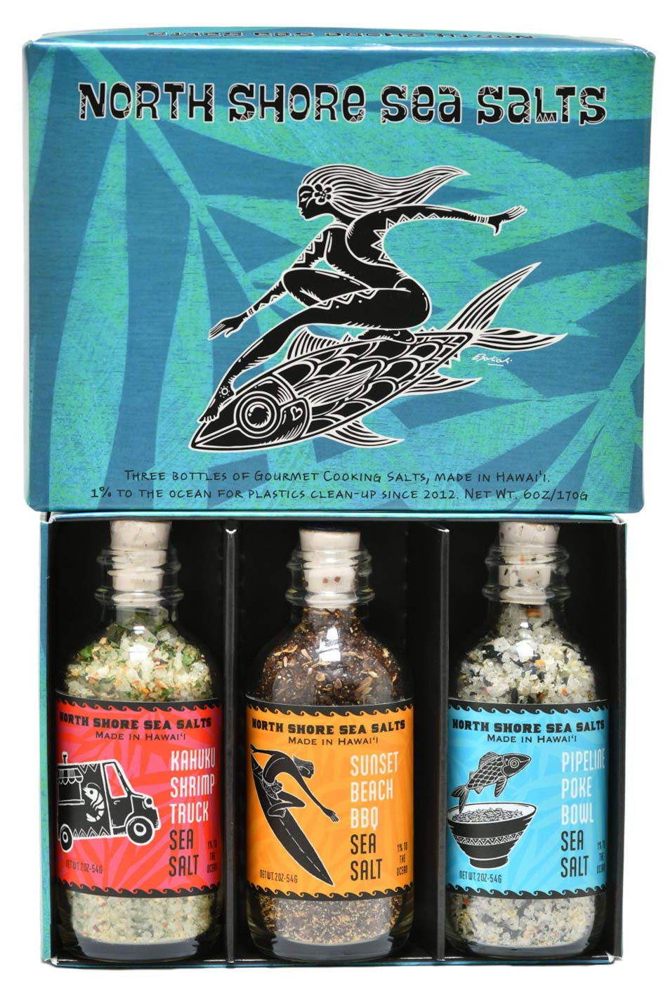 North Shore Hawaiian Sea Salts Gift Box