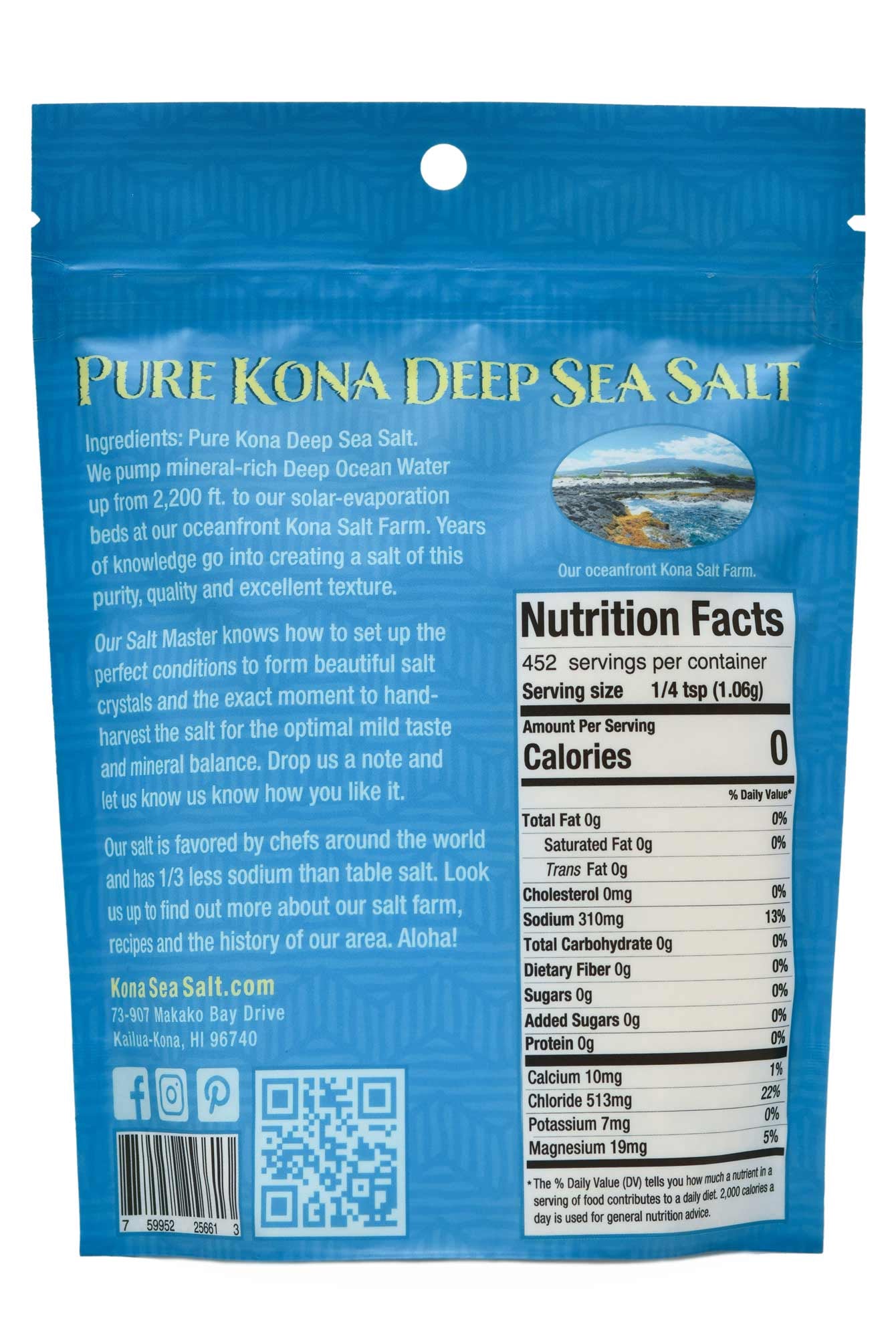 About Pure Kona Deep Sea Salt