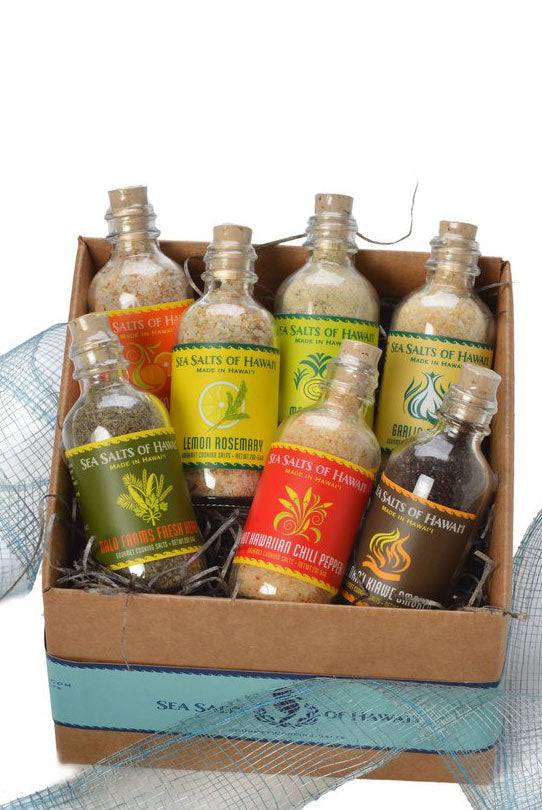 Complete Flavored Hawaiian Sea Salt Sampler Set