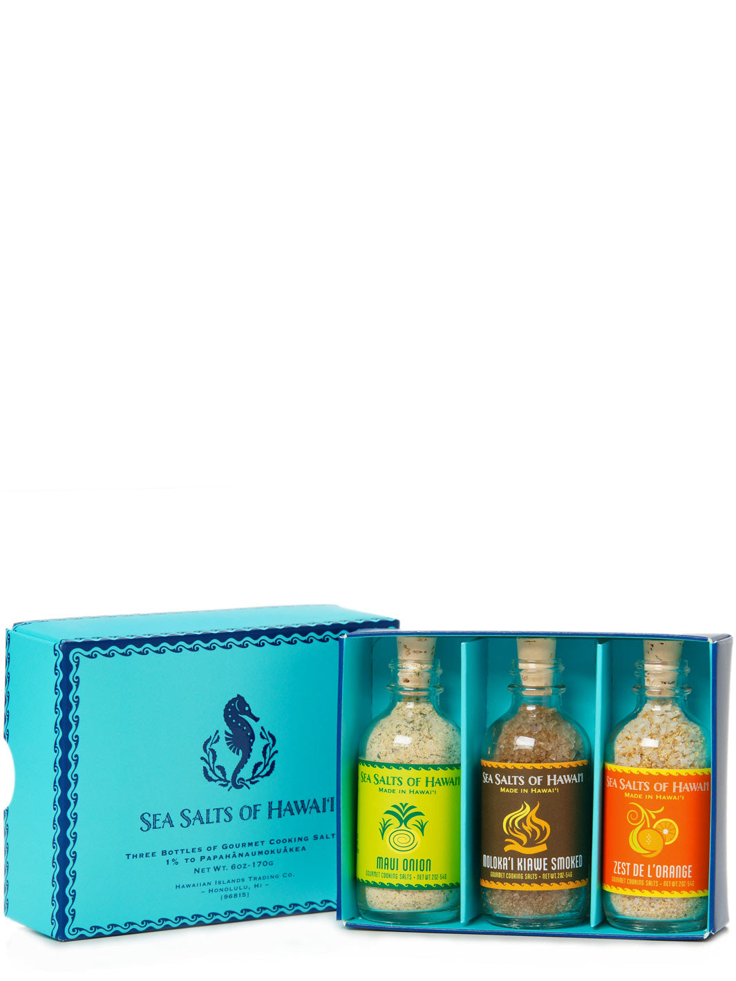 Flavored Hawaiian Sea Salts Gift Set