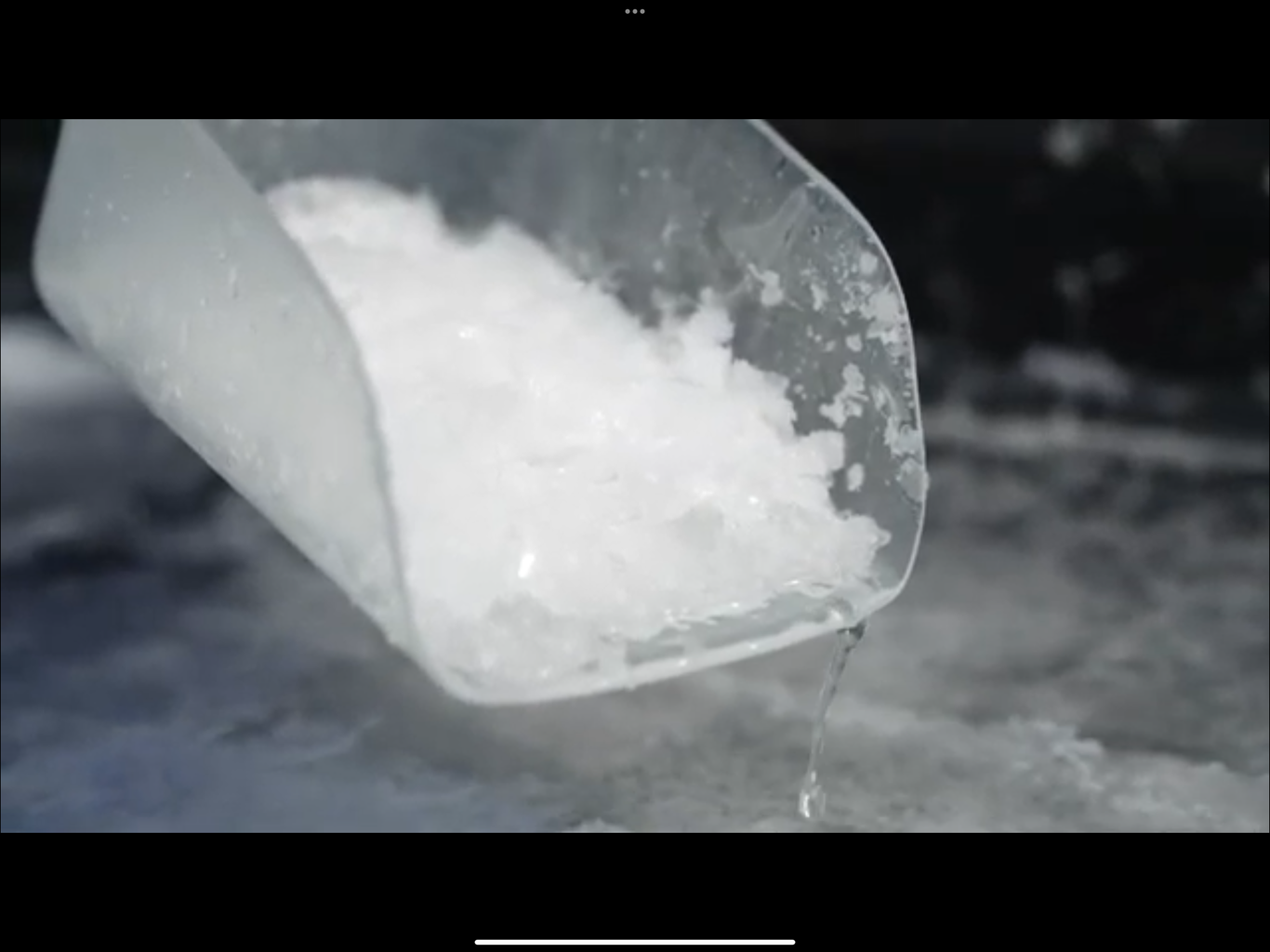 Magnesium Chloride being harvested
