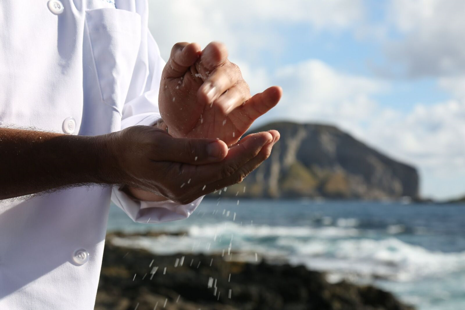 Chef with Finishing Salt