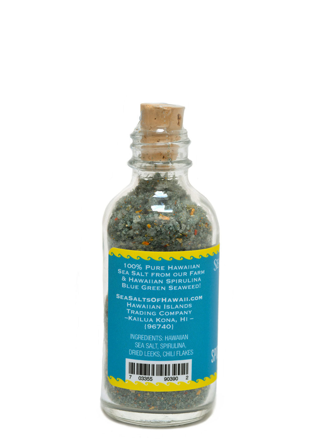 Spicy Seaweed Hawaiian Sea Salt Bottle Back