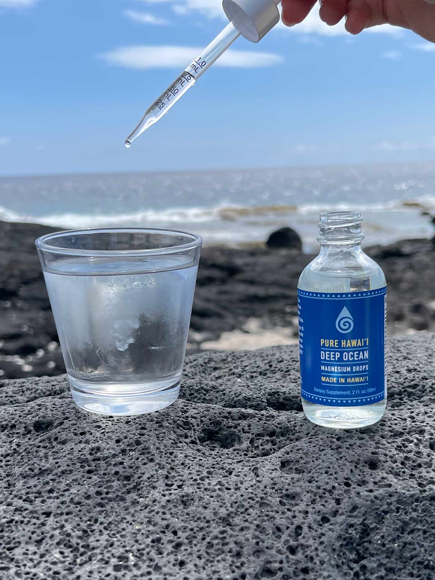 Hawaii Deep Ocean Mineral Water Drops