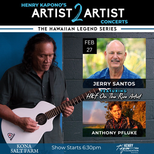 Henry Kapono Concert with Jerry Santos and Anthony Pfluke