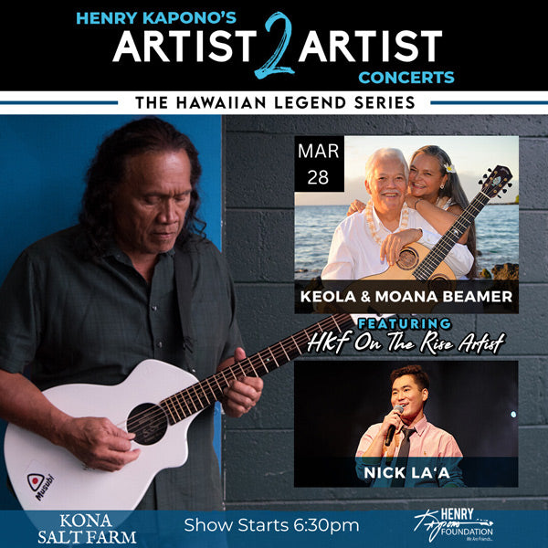 Henry Kapono Concert with Keola Beamer and Nick La'a