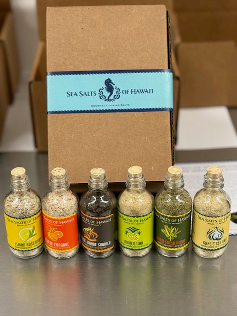 Complete Flavored Box with 7 bottles of Flavored Salts