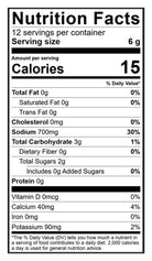 Kona Pure Deep Ocean Electrolyte Stick Pack Nutrition Facts Unflavored
