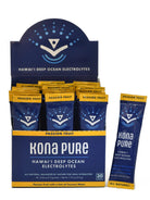 Kona Pure Deep Ocean Electrolyte Stick Pack Passion Fruit 30 Pack Open Box