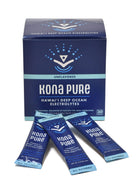 Kona Pure Deep Ocean Electrolyte Stick Pack Unflavored 30 Pack Box