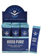 Kona Pure Deep Ocean Electrolyte Stick Pack Unflavored 30 Pack Open Box