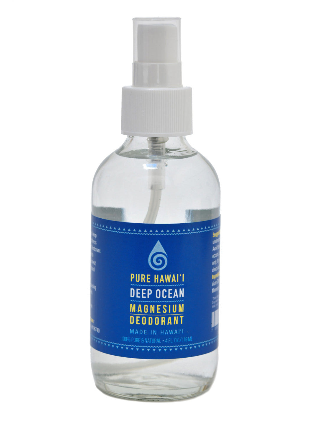 Deep Ocean Magnesium Deodorant Spray Front