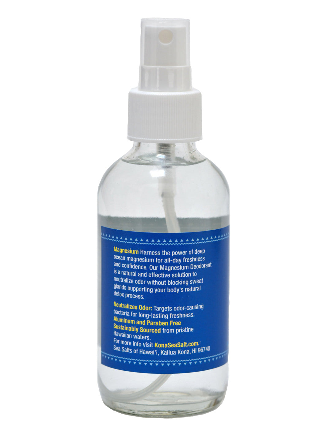 Deep Ocean Magnesium Deodorant Spray Side