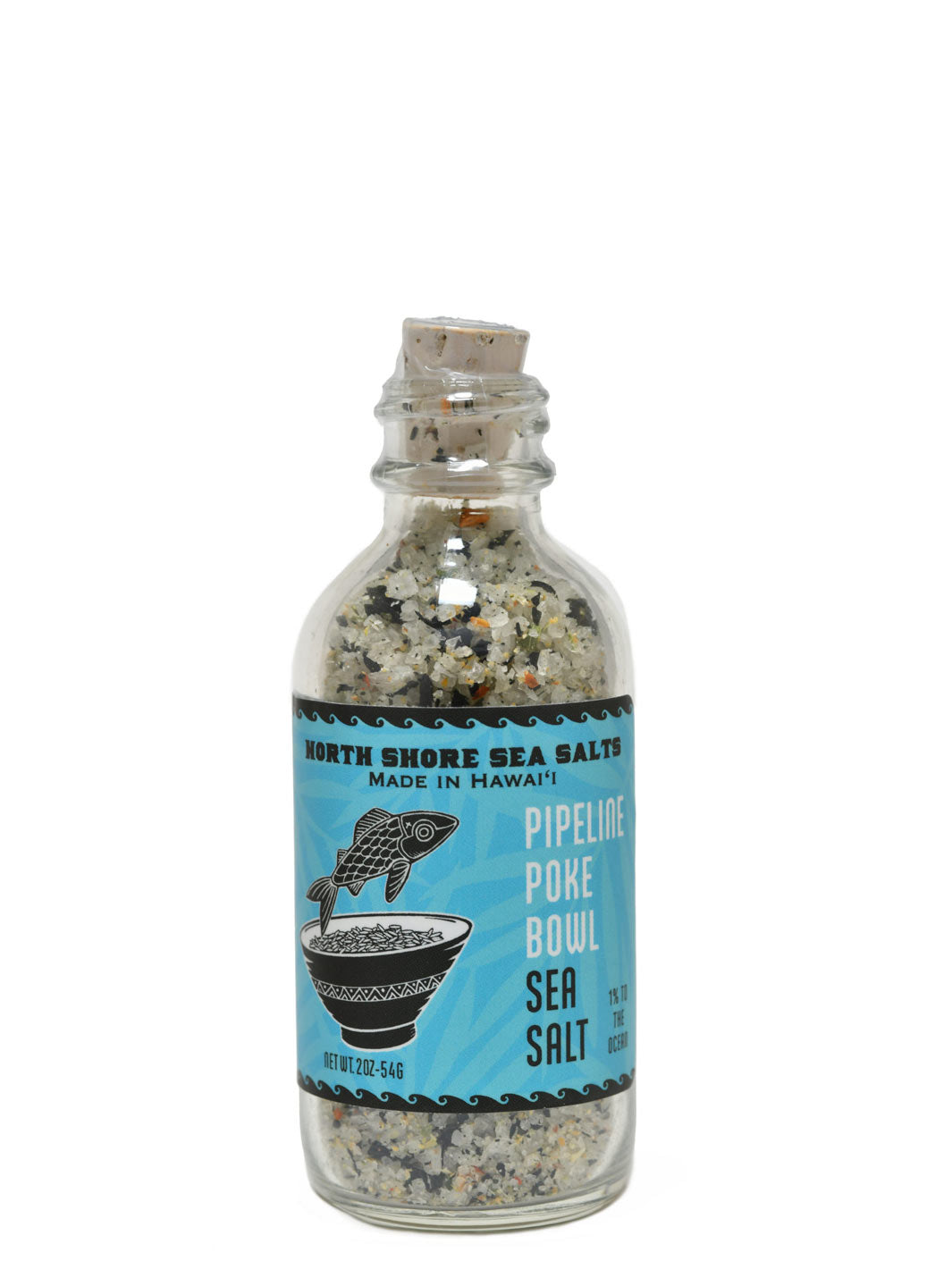 Pipeline Poke Bowl Hawaiian Salt Glass Bottle 2oz