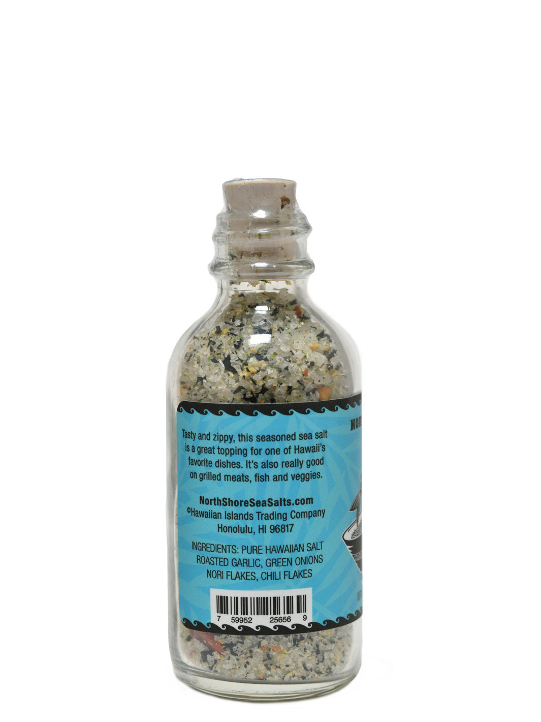 Poke Bowl Hawaiian Salt Glass Bottle 2oz