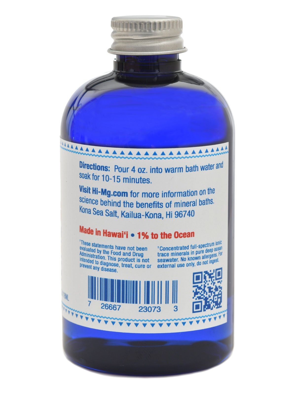 Magnesium Mineral Bath Directions