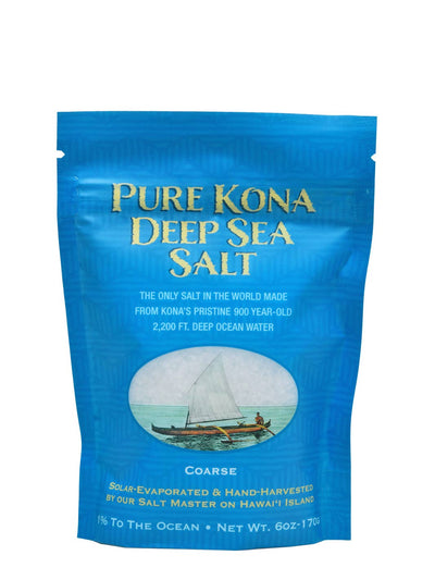 Kona Hawaiian Sea Salt Coarse Salt 6oz