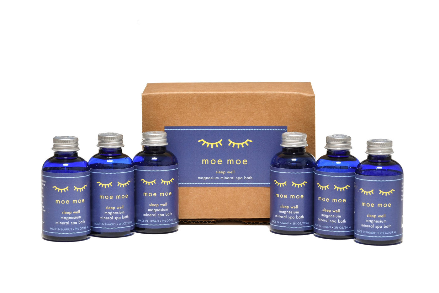 Moe moe magnesium bath gift set of 6