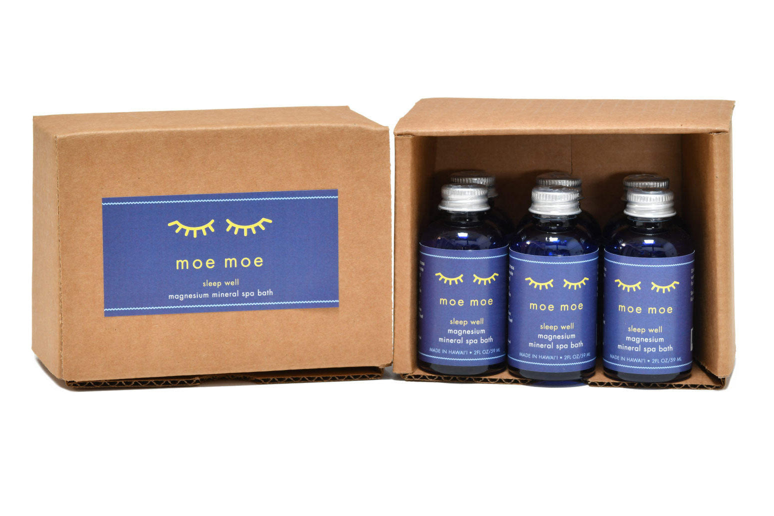 Moe moe magnesium bath gift set