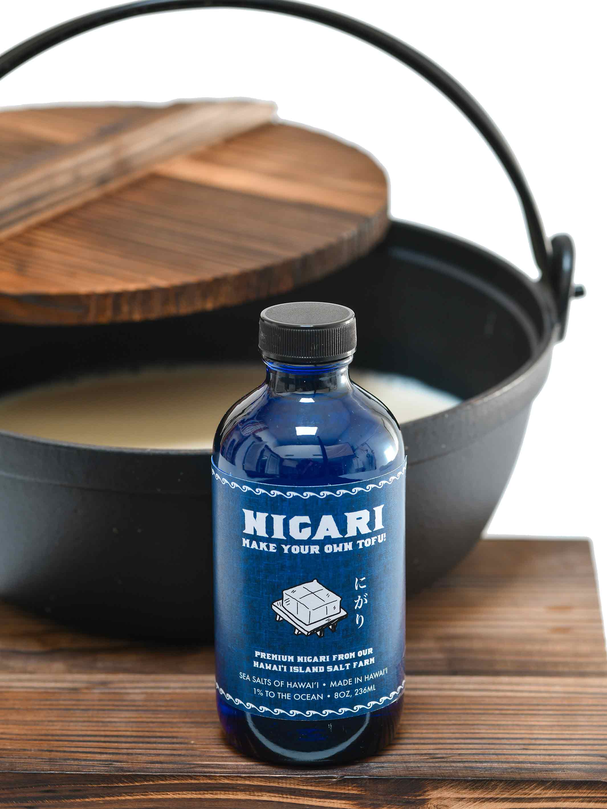 Pure Hawaiian Kona Sea Salt Nigari Tofu