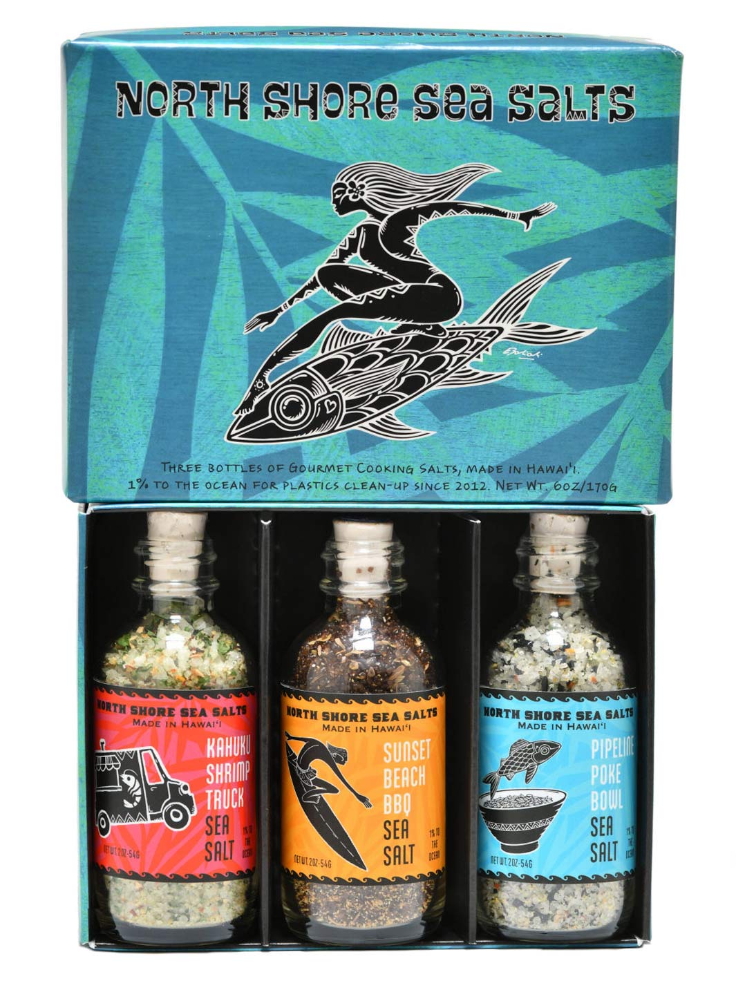 North Shore Hawaiian Sea Salts Gift Box