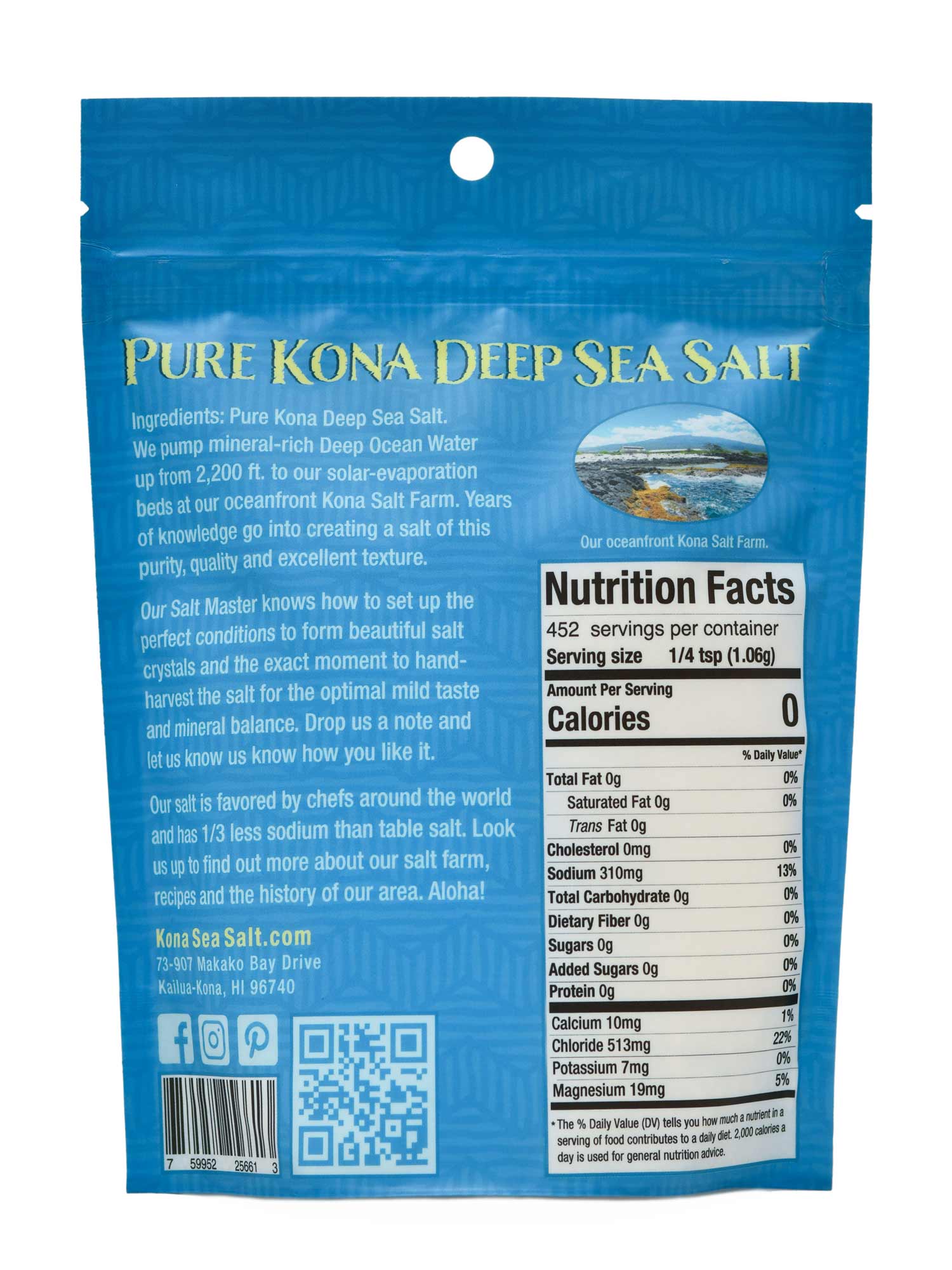 About Pure Kona Deep Sea Salt