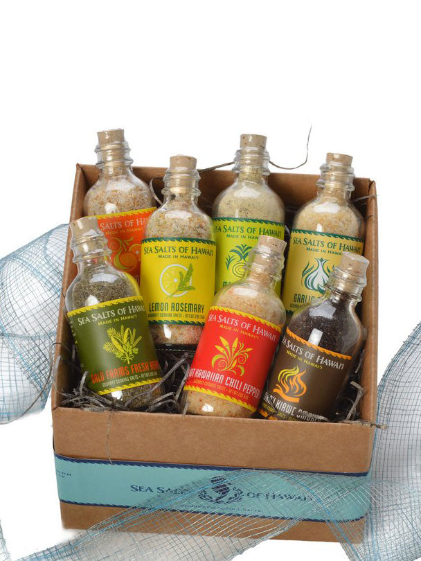 Complete Flavored Hawaiian Sea Salt Sampler Set