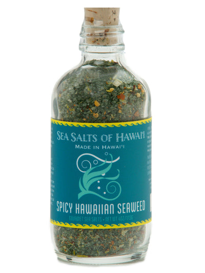 Gourmet Hawaiian Sea Salt with Spicy Seaweed for Poke Bowls